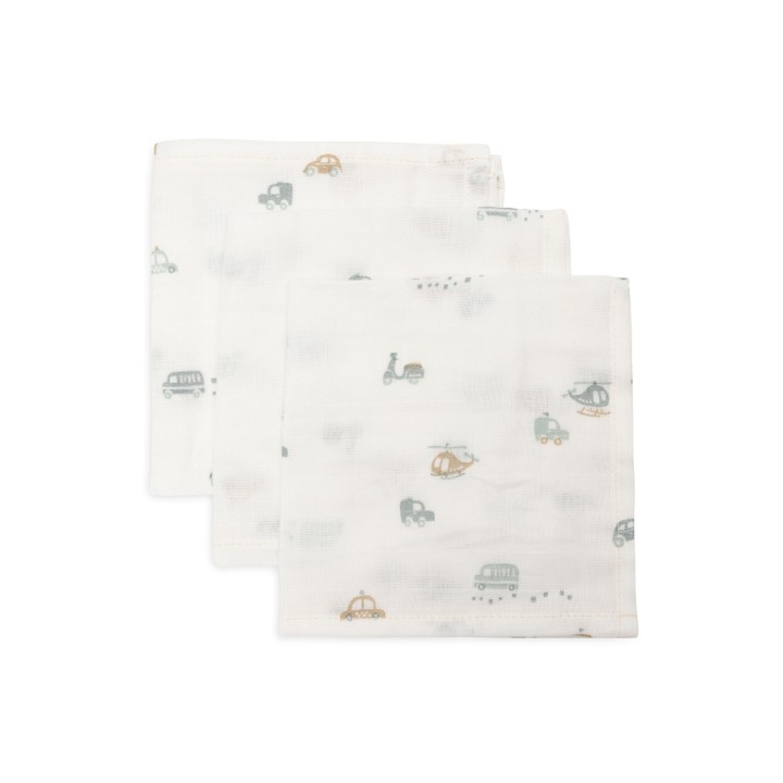 Serviette Gaze de Coton - On The Go - 3 Unités – Jollein