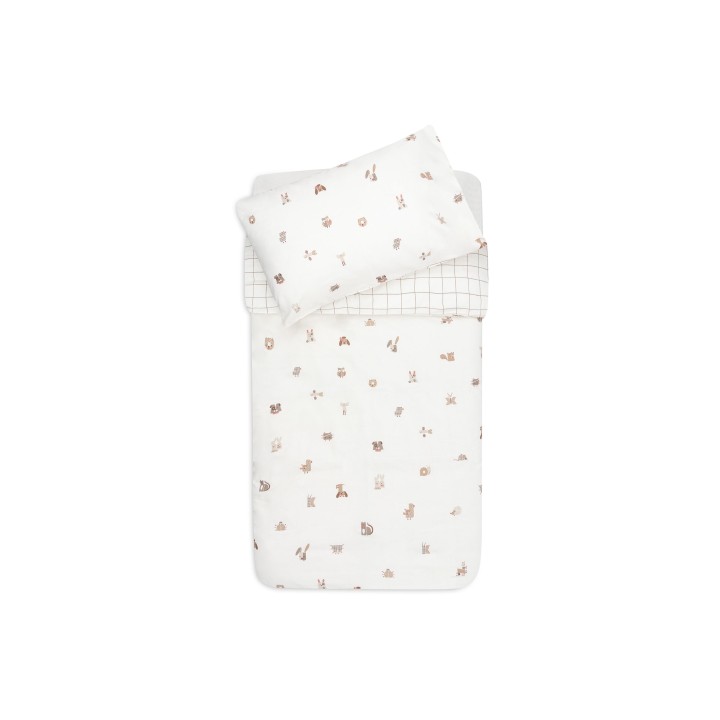 Housse de Couette et Taie Animal Friends – Jollein