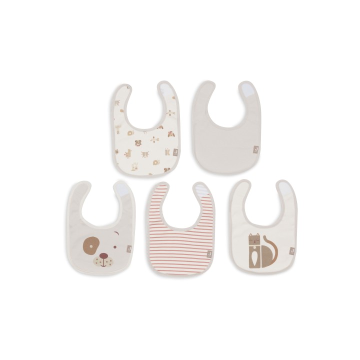 Bavoir Jersey Imperméable Animal Friends – Jollein