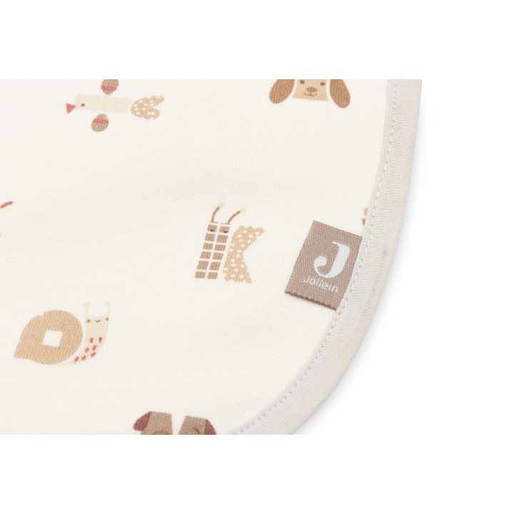 Bavoir Jersey Imperméable Animal Friends – Jollein