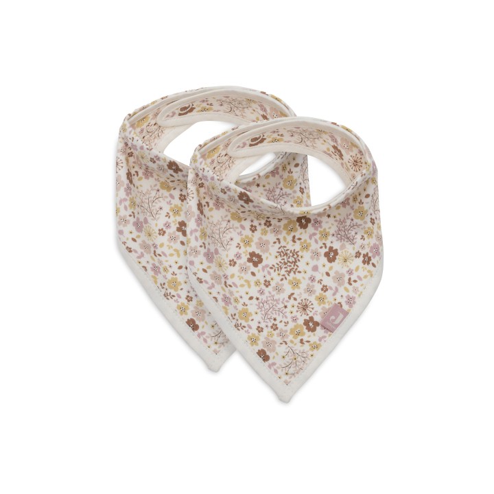 Bavoir Bandana Flower Fairies en coton pour bébé – Jollein