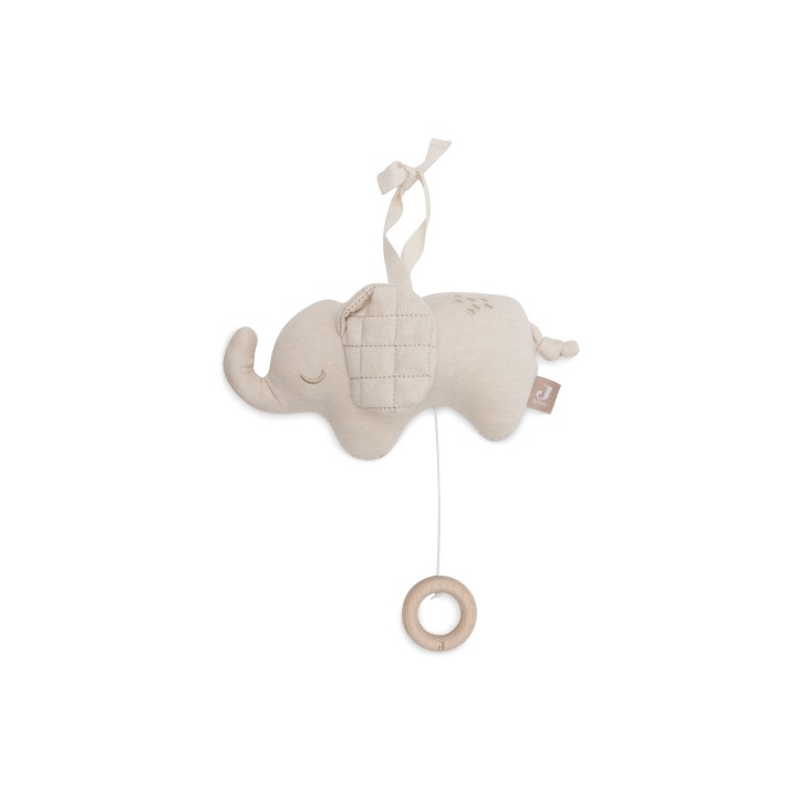 Peluche Musicale Elephant Tales en polyester pour bébé – Jollein