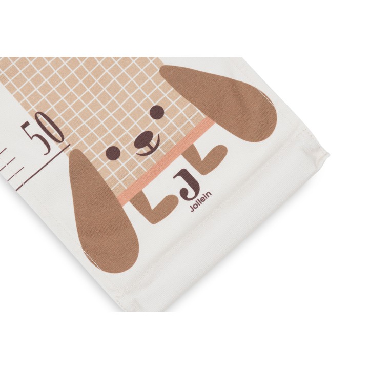 Toise Murale Animal Friends en coton pour bébé – Jollein