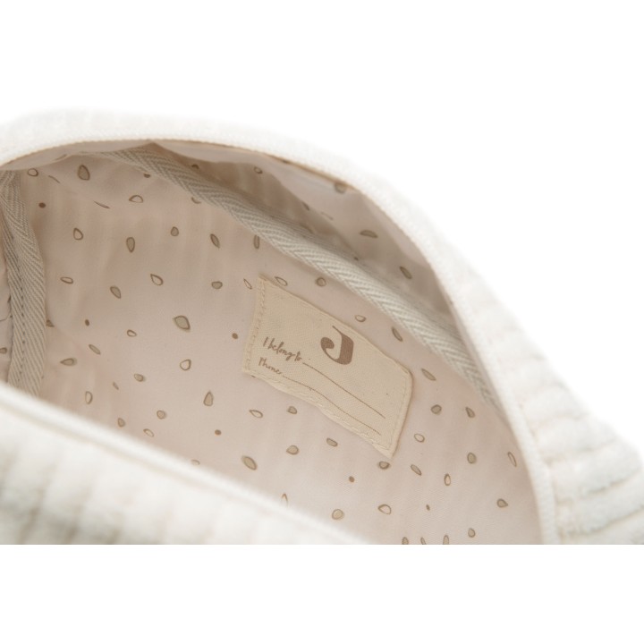 Trousse de soins Cloudy Rib en polyester pour bébé – Jollein