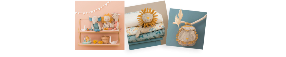 Sous mon baobab de Moulin Roty | Doudous, peluches, jouets sur la savane