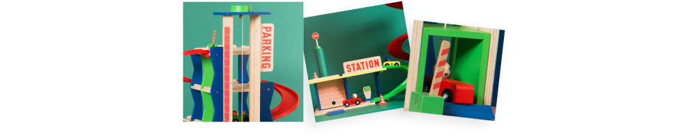Dans la ville de Moulin Roty | Jouets et jeux de voiture stylés !