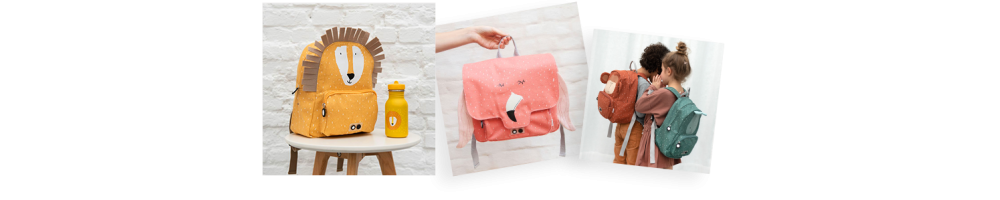 A la maternelle avec Trixie : sac à dos, cartable, gourde, trousse...