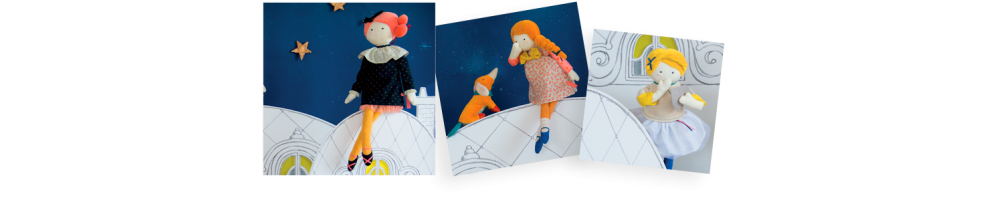 Les Parisiennes de Moulin Roty | Poupées et peluches tendance et stylées