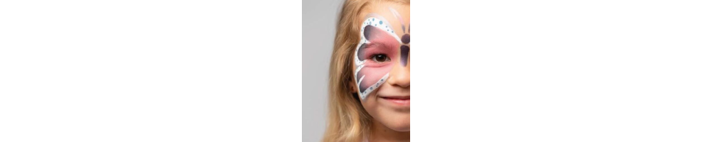 Tijdelijke tatoeages en make-up voor kinderen