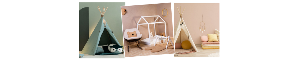 Cabanes & tipis | Tentes de jeu stylés pour enfant